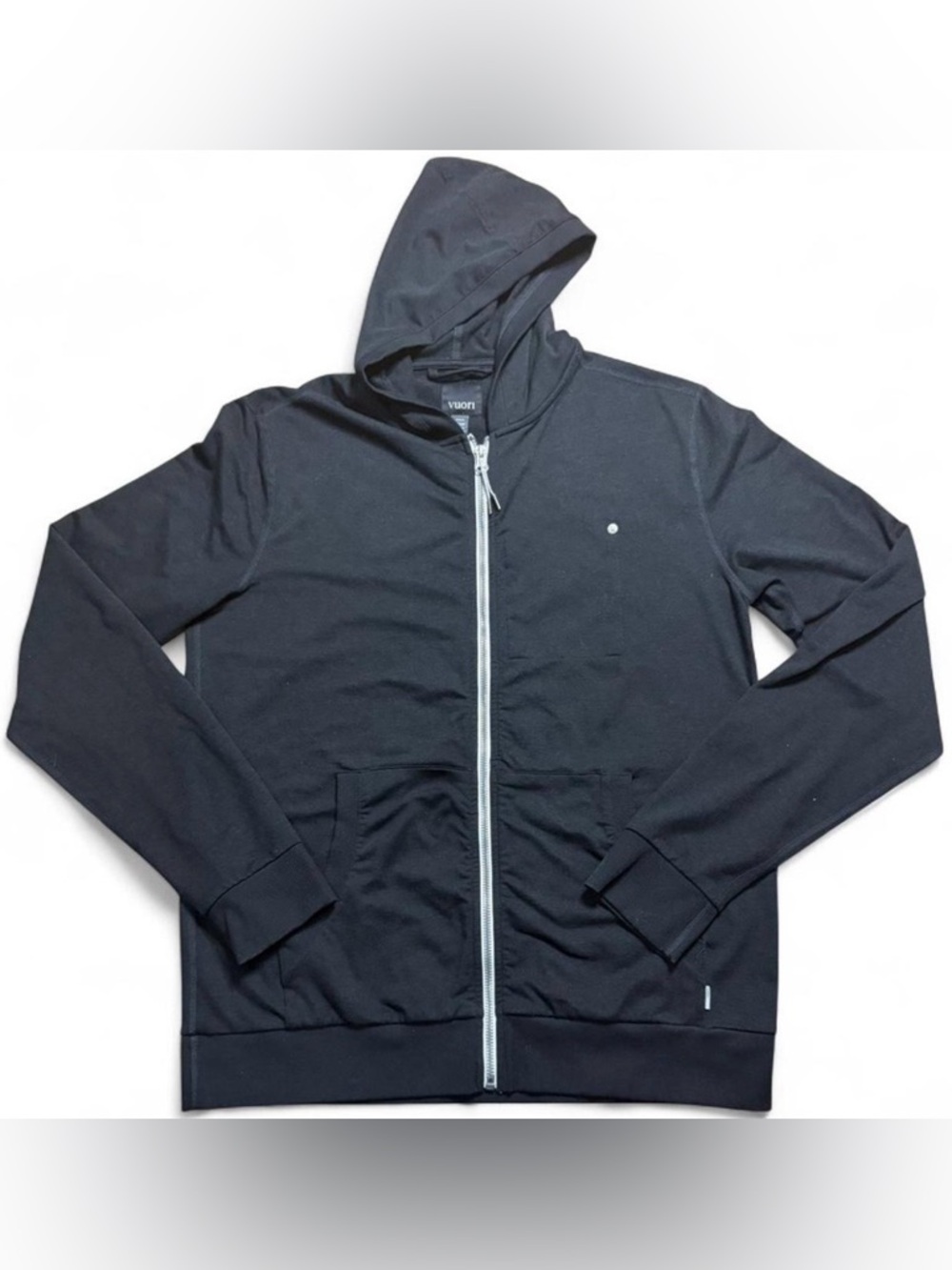 Vuori Coronado  Men’s Black Zip-Up Hoodie Sweater